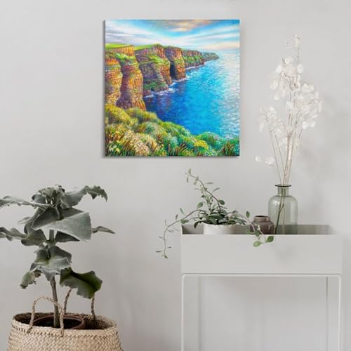 Poster paysage Falaises d'Irlande JIDUHON cadre modern