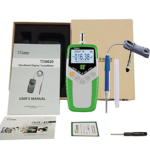 Medidor digital de campo magnético con sonda axial miniatura 1