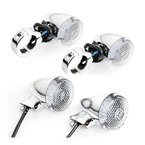 Clignotants de moto pour boîtier de lampes 41mm, parfaits pour vos sorties et trajets urbains
