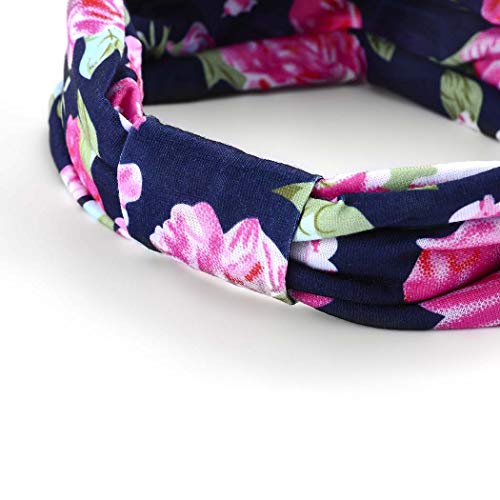 Bohend FD-52 Boho Button Headband Wide Stretchy Daily Use Knotted Headwear Sport Athletic Yoga Gym Hair Accessories thumb #5