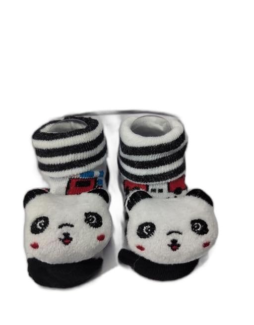 Soft Baby Booties with Cute Bow Design | Comfortable Non-Slip Kids Foot for Newborns and Toddlers | Stylish Baby Shoes for Boys & Girls|PRA-P2290-0-3 Months-image-27