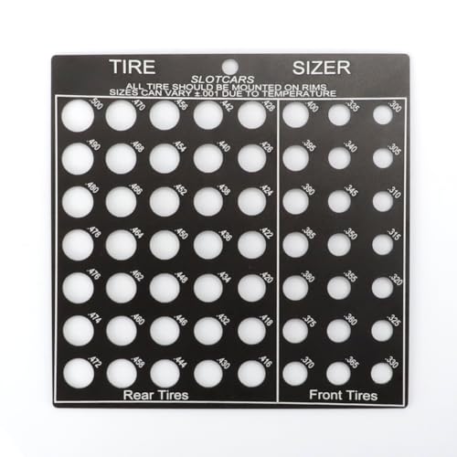 AUTOVIC HO Slot Car Tire Gauge .300"–.500" for AMG