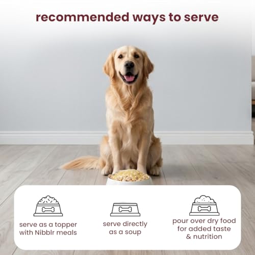 Image of Nootie Chicken Bone Broth for Dogs & Cats | Slow-Simmered 12+ Hours | Collagen + Glucosamine | Gut Health & Joint Support | Hydrating Meal Topper | Preservative-Free | Pack of 3