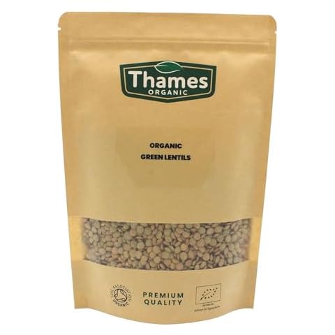 Thames Organic Raw Green Lentils - 1kg Cover
