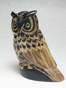 フクロウと月　50号サイズ Amazon.co.jp: フクロウ 置物 ふくろう置物 ふくろう雑貨