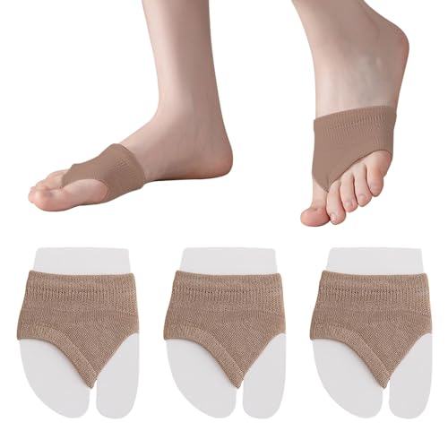 Image of SooGree 6 Pairs Toe Topper Socks Women Invisible Socks Toe Cover Liner Half Socks Seamless Non-Slip Toe Half Socks