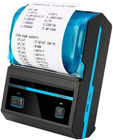 munshiG Wireless Bluetooth Thermal Printer | Battery Backup + Chargeable | Android, iOS, Any Bluetooth Devices