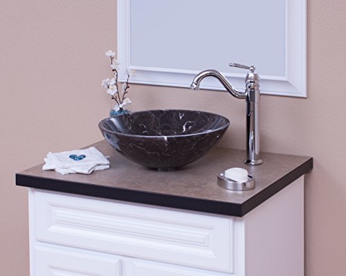 Novatto Bm-359Chws Century Watersense Vessel, Chrome Faucet, Brushed Nickel #TOP4