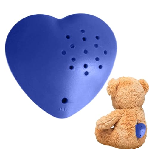 Grabadora de voz Generico - Inserto para animales de peluche grabable de 1,97 x 1,97 x 1,18 pulgadas, componente gadget para reproducción de audio con botón, recuerdo de recuerdo | Celebración de la