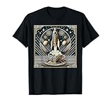 Retro Space Coffee Art Deco Tee