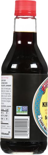 Kikkoman Naturally Brewed Soy Sauce, 15 oz
