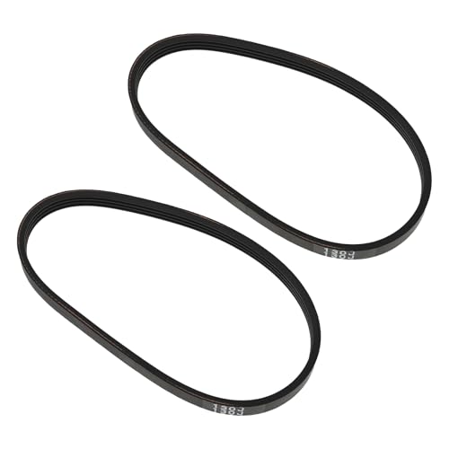 LT Easiyl 2Pcs Replacement Drive Belt 130J Pitch Line Length 13 Inches 345x9.5mm Compatible With RIKON Saw Model 10-305 Woodworking Bandsaw Belts