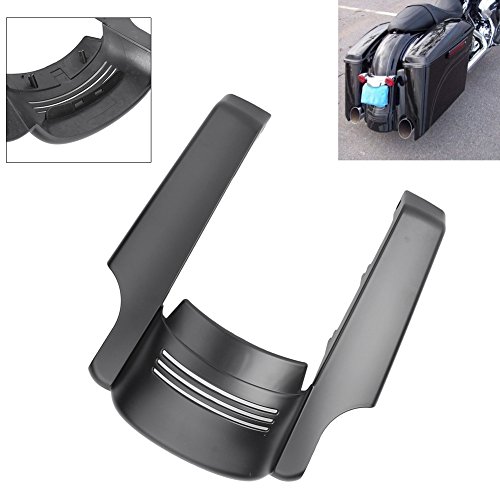 GZYF Motorcycle 5" Stretched Rear mudguard Extension for 2014 2015 2016 2017 2018 for Harley Touring, Matte Black