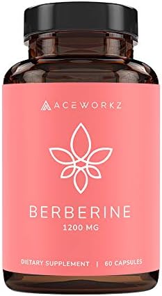 Berberine Supplement - Berberine 1200mg Per Serving - 97% Pure Berberine HCL - Berberine Plus (60 Capsules)