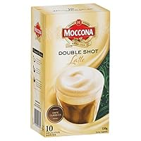 Moccona Double Shot Latte, 3 Pack of 10 Sachets Each