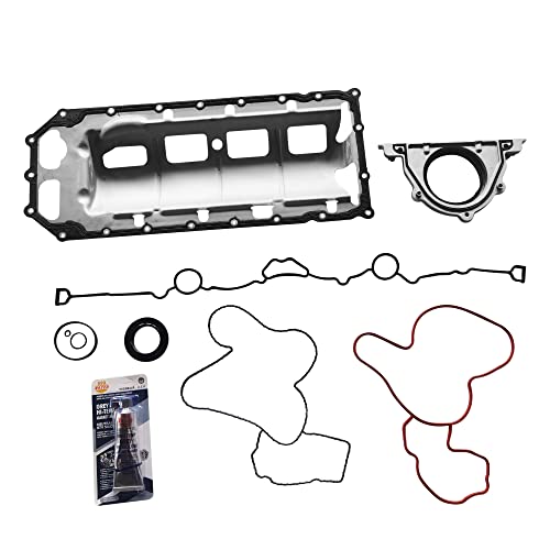 Image of Partsflow Engine Conversion Gasket Set For Chrysler Aspen For Dodge Challenger For Dodge Durango For Dodge Ram 1500 2500 3500 For Jeep Commander For Jeep Grand Cherokee 5.7L 345CID V8 OHV, VIN inchD,2,T inch