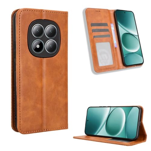 �P�[�X �蒠�^ ��p Xiaomi Poco M8 Pro 5G �P�[�X ����PU���� ���z�^ �ϖ��C �ϏՌ� �蒠�^ ���z�^ PocoM8Pro �}�O�l�b�g �X�^���h�@�\�t �J�[�h���[ �S�ʕی� (�u���E��, Xiaomi Poco M8)