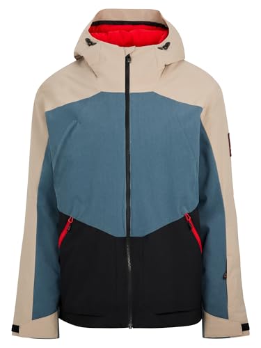Ziener Herren TOBIN-Z Ski-Jacke/Snowboard-Jacke | atmungsaktiv, wasserdicht, iron sky cord.black, 54