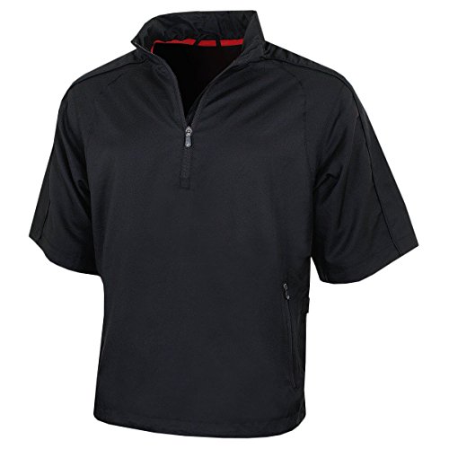 Image of Proquip Golf Mens Zephyr Wind Shirt - Black - S