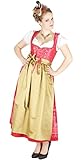 9400 Krüger 85er Manufaktur Dirndl Gold pink Size 36