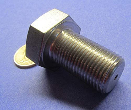 18-8 Stainless Steel Hex Bolts FT 7/8''-14 Thread x 1.50'' Long 1 pc, Silver