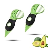 TDGBIH 2 PCS Avocado Slicer Professional Avocado Peeler Avocado Cutter Multifunctional 3 In 1 Avocado Slicer Tool Avocado Cutter and Scooper for Guacamole Fruit and Vegetable