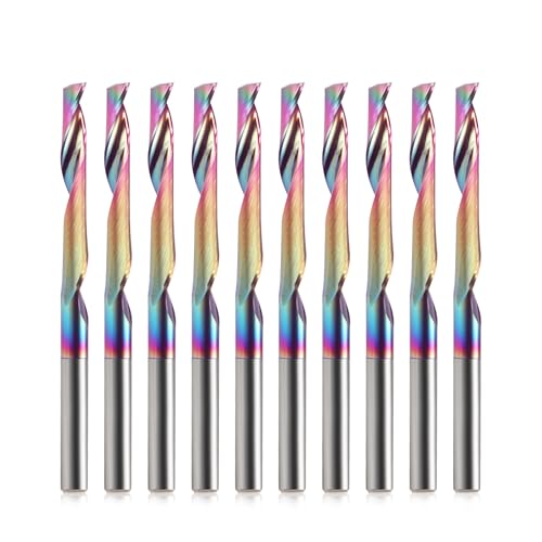 Fraise à cannelure unique CNC pour découpe profonde de panneaux 22 mm