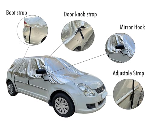 Image of Smart Fabrik || Half Body & Full Body Cover for Car || UV Protection || HeatProof (Taigun, Half Body)
