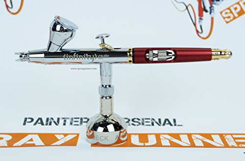 Harder & Steenbeck Infinity Cr Plus 2In1 Airbrush 2 Cups With Lids 126544 With Bonus By Spraygunner #TOP2