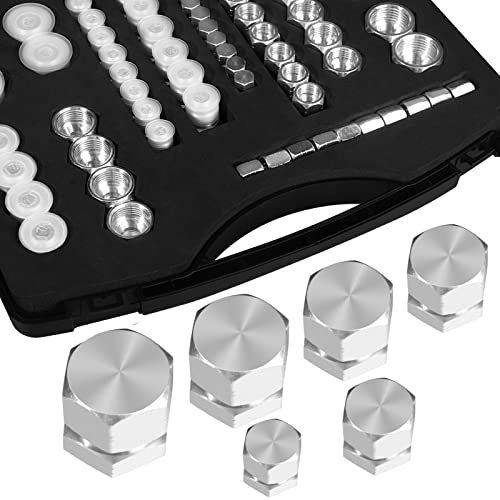 64Pcs Jic 37°Flare Thread Cap & Plug Kit, 37 Degree Jic Cap And Plug Hydraulic Adapter Kit Fittings Set,Sizes-04 06 08 10 12 16,Galvanized Steel With Precision Threading #TOP2