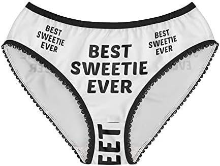 Best Sweetie Ever Panties, Best Sweetie Ever Underwear, Briefs, Cotton Briefs, Funny Underwear, Panties For Women