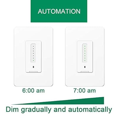 Smart Dimmer Switch 4Pack by Martin Jerry | Trailing Edge Dimmer Light Switch, Voice Control by Alexa, Google Home, SmartLife App, Needs Neutral Wires, 2.4G WiFi Only