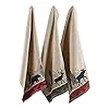Dii woodlands collection dishtowel set 18×28 in the woods 3 piece  urban country home decor