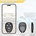 Vurkcy Key Fob Replacement for 06-10 Chevy Cobalt/ 04-12 Malibu/ 07-09 Pontiac G5/ 05-10 G6/ 05-08 Grand Prix/ 07-10 Saturn Aura Sky/ 05-09 Buick Lacrosse Car Keyless Remote, KOBGT04A, 5 Btn, 2Pcs
