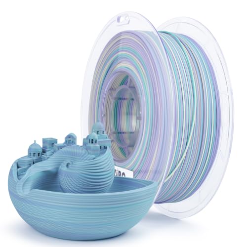 Image of ZIRO Dynamic Color Change PLA, for 3D Printing, 1KG Spool, Mermaid Stripes