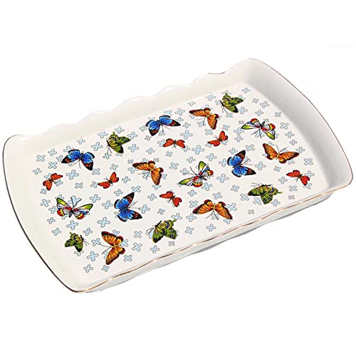 SUNESA Charola de Servicio Bandeja de la Bandeja de Servir de la Bandeja de cerámica con Phnom Penh Sirviendo Bandeja Bandeja Bandeja Tabla de Café Bandeja Decorativa Bandeja Bandeja Decorativa