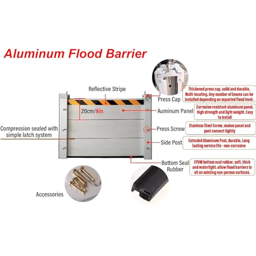 Déflecteur d'eau de pluie modulaire amovible pour local et cave - 5
