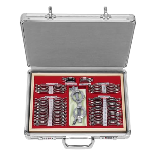 Lentilles de test optométrie et coffret de verres d'essai pour testeurs de vision
