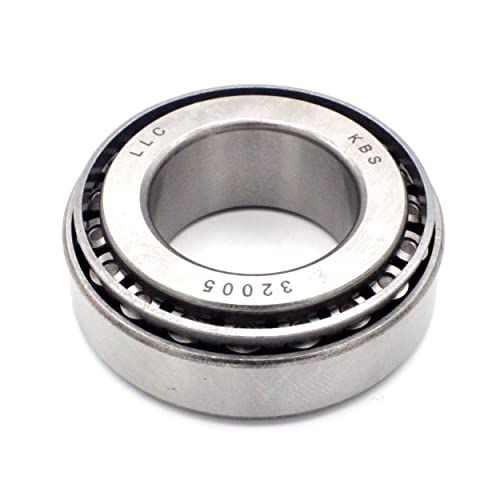 Parts and Parts Cuscinetto a rulli conici 32005 25 x 47 x 15 mm, cuscinetto di precisione ad alta resistenza per carichi assiali e radiali, DIN 720 ISO 355, durevole e resistente al calore per