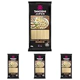 TANOSHI - Ramen à Cuire - Nouilles Japonaises - Pour 4 Personnes - Préparation en 4 min - 400 g (Lot de 4)