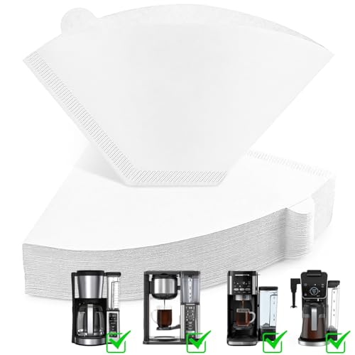 Image of MIMORE Coffee Filters #4-120 PCS Cone Coffee Filters Compatible with Ninja Coffee Filter Paper CE251, CM401, CFP307, CFN601 Coffee Maker Filter