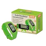 Moses. Expedition Natur 2-in-1 Schrittzähler & Armbanduhr, Kinder-Pedometer mit Uhrzeit-, Distanz- & Kalorienanzeige, verstellbares Silikonarmband, Outdoor-Uhr für Kinder
