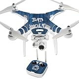 MightySkins Skin Compatible with DJI Phantom 3 Professional or Advanced Quadcopter Drone wrap Cover Sticker Skins Time Lord Box