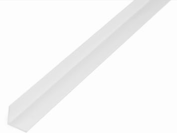 Alberts 479251 Winkelprofil Kunststoff weiß 1000 x 25 x 25 mm