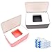 Caja para Toallitas Húmedas, Jicyor 2pcs Caja de Toallitas con Blanco Tapa Sello Dispensador de Toallitas Humedas para Oficina Hogar（rosado+Blanco,gris+Blanco)