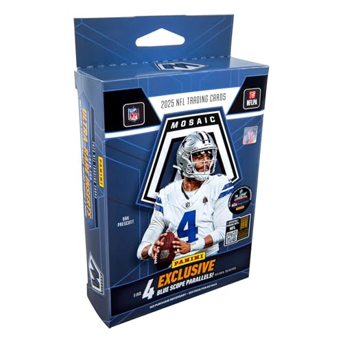 2025 Panini Mosaic Football Trading Cards Hanger Box