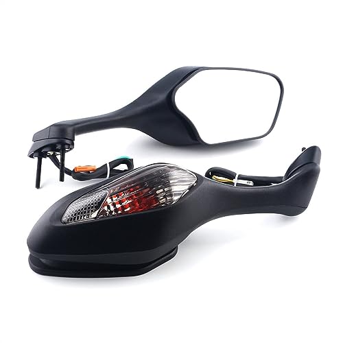 Rétroviseurs pour motos CBR1000RR et VFR1200 avec clignotants LED intégrés