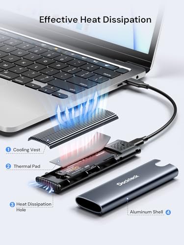 dockteck M.2 NVMe SATA SSD Enclosure の商品画像 2