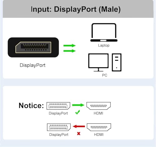 Image of 4K Displayport dp Dummy Plug Virtual Display Adapter EDID Headless Ghost Emulator Desktop Accessories for PC Graphics Video Card (Pack of 1)