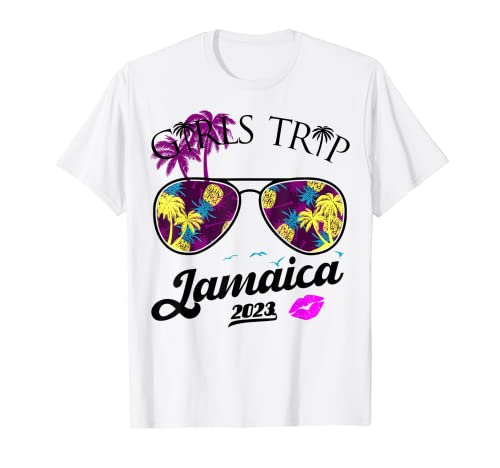Girls Trip Jamaica 2023 pour le week-end des femmes, anniversaire Squad T-Shirt